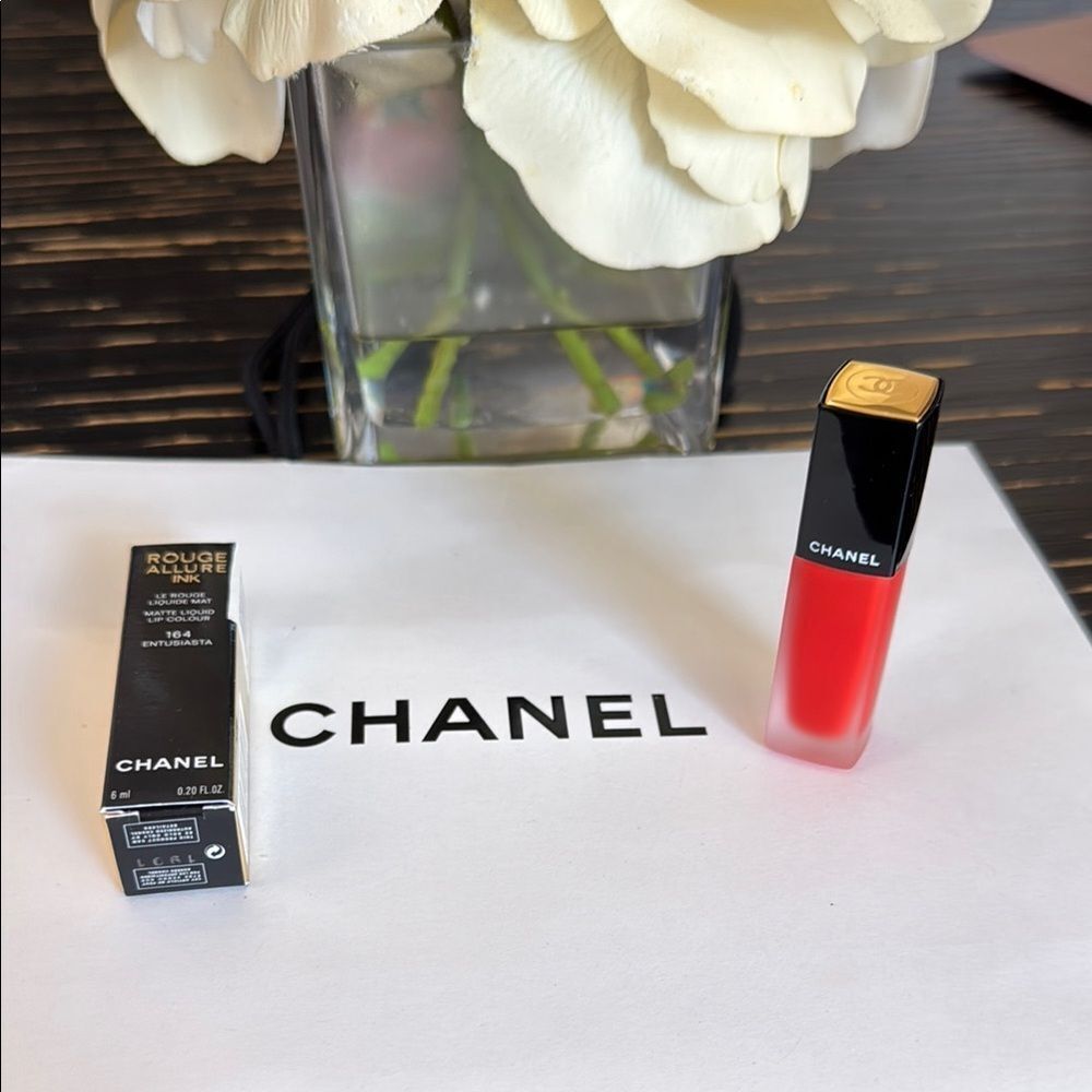 Chanel Rouge Allure Ink Matte Liquid Lip shade 164 Entusiasta-Discontinued
